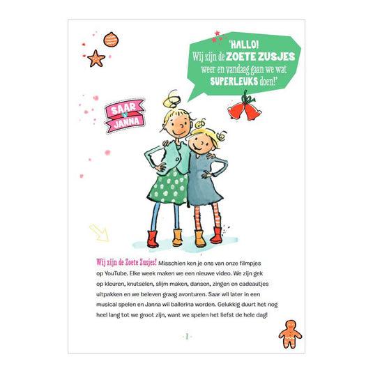 Centraal boekhuis de zoete zusjes vieren kerst