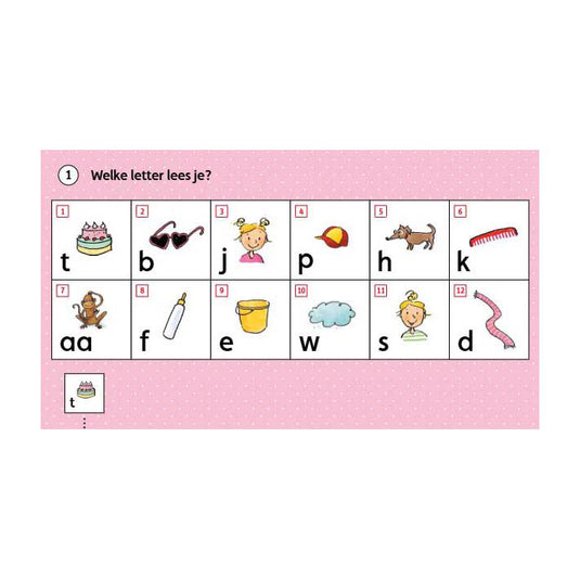 Centraal boekhuis loco mini de zoete zusjes spelen met let