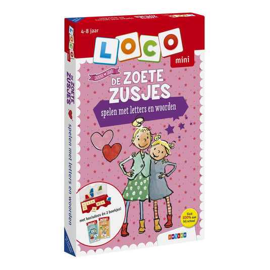 Centraal boekhuis loco mini de zoete zusjes spelen met letters en woorden 4-8 jaar
