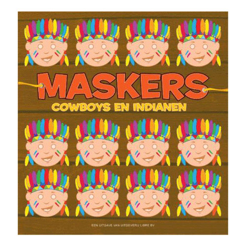 Load image into Gallery viewer, Centraal boekhuis maskers: cowboys en indianen
