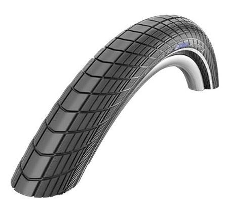 Schwalbe Buitenband Big RaceGuard 24 x 2.00 50-507 mm zwart met reflectie