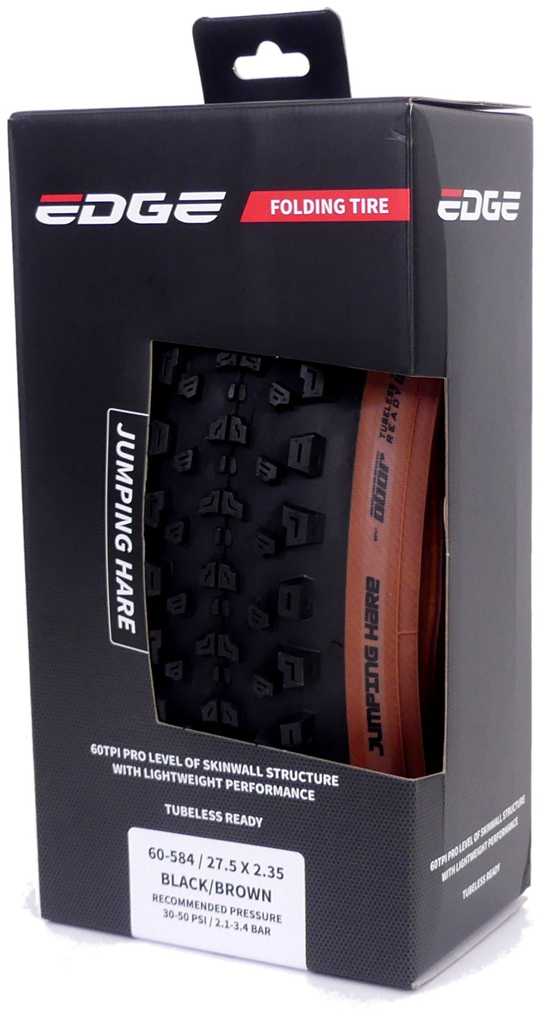 Load image into Gallery viewer, Edge vouwband jumping hare 27.5 x 2.35 60-584 - zwart bruin
