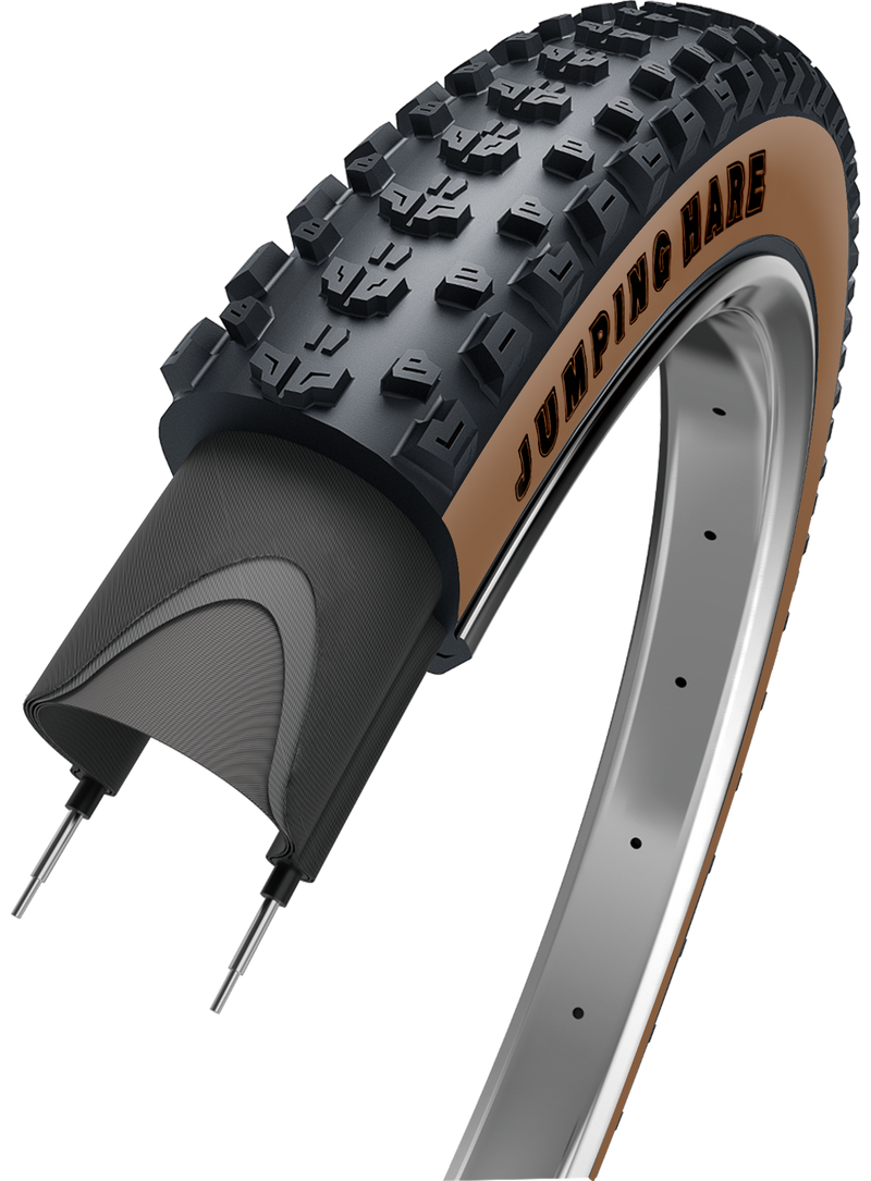 Load image into Gallery viewer, Edge vouwband jumping hare 27.5 x 2.35 60-584 - zwart bruin
