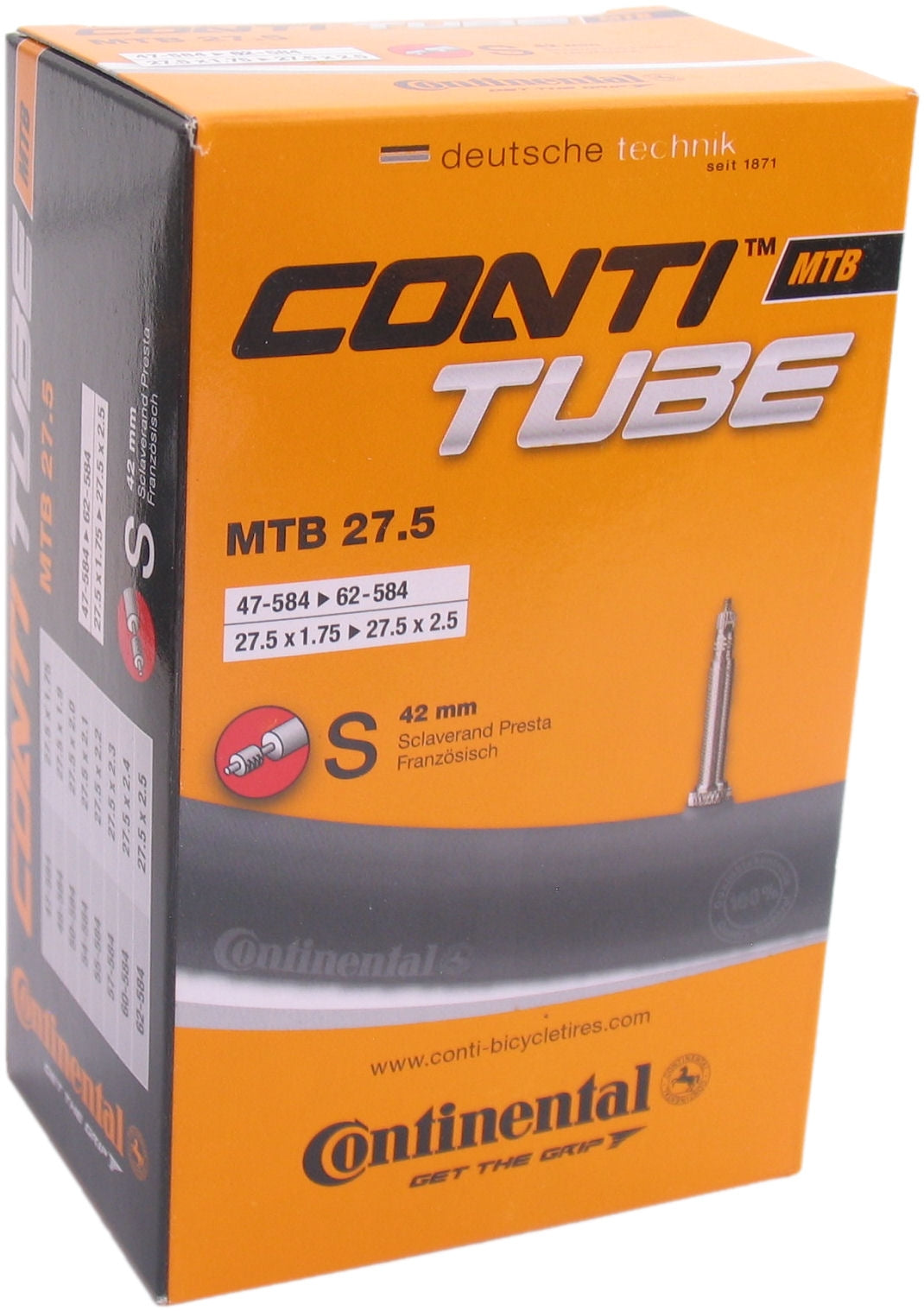 Continental binnenband MTB 27.5 x 1.75 - 2.50 fv 42mm