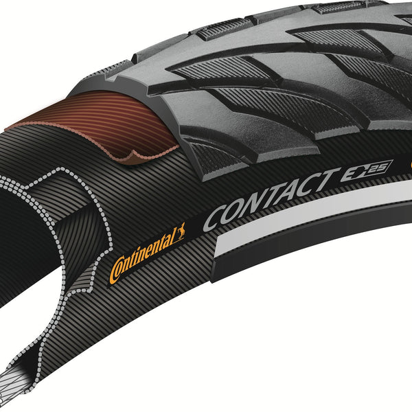 Continental buitenband Contact 28 x 1 1 8 zw refl