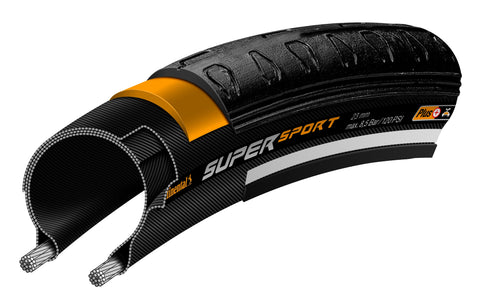 Buitenband Continental (23-622) 700-23c Super Sport Plus zwart