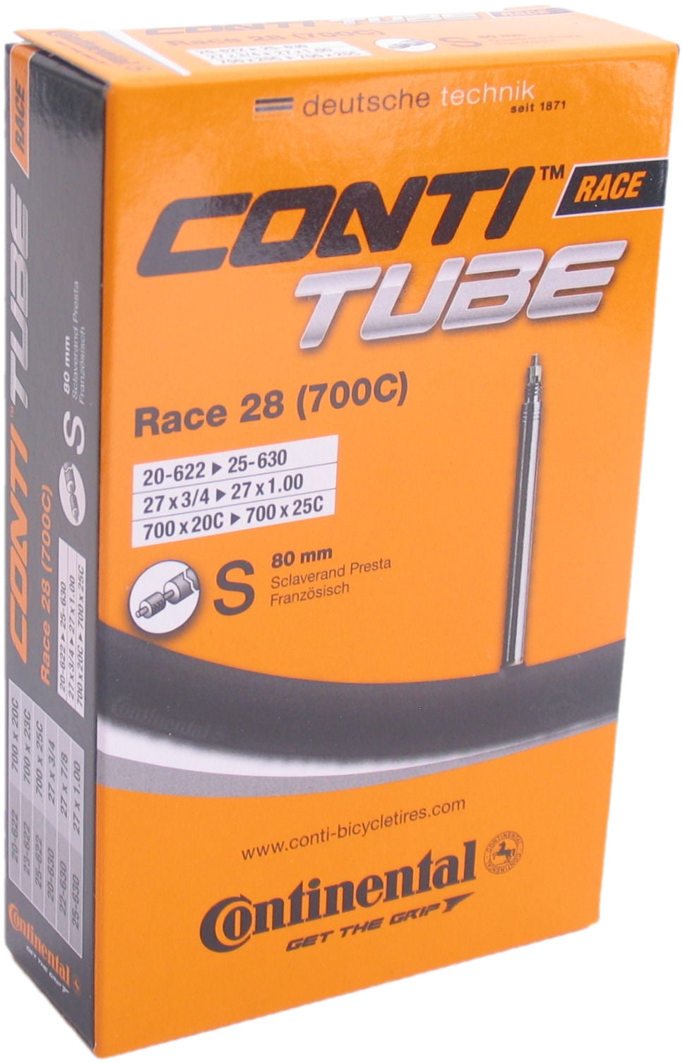 Continental binnenband Race 28 (700C) 28 x 1 fv 80mm