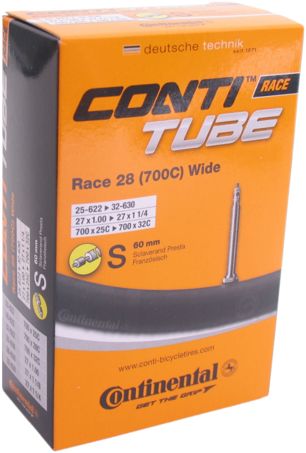 Continental binnenband Race 28 (700C) Wide 28 x 1 - 1 1 4 fv 60mm