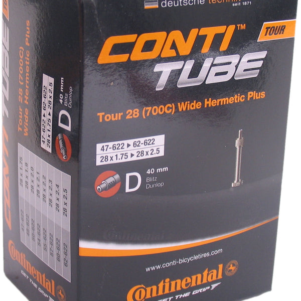 Continental binnenband Tour 28 Hermetic 28 x 1.75 - 2.50 hv 40mm