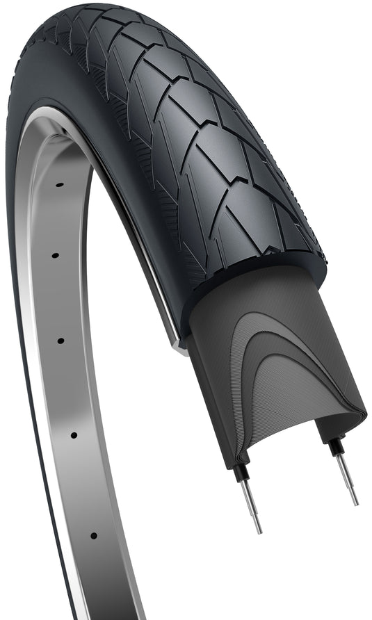 Edge buitenband mambo 28 x 2.00 50-622 mm - zwart met reflectie