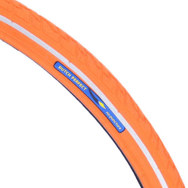 Buitenband Dutch Perfect 28 x 1.40 40-622mm anti-lek - orange met reflectie