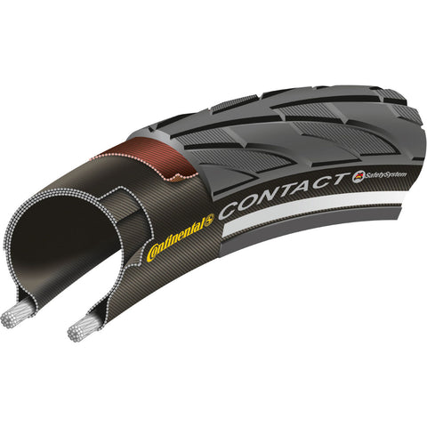 Continental buitenband Contact 28 x 1.60 zw refl