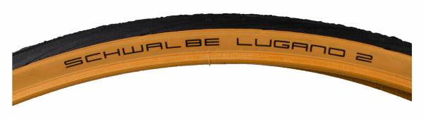 Load image into Gallery viewer, Schwalbe buitenband 25-622 zwart lever lugano ii k-guard hs 471
