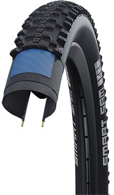 Schwalbe vouwband smart sam dd raceguard 29 x 2.60 65-622 mm - zwart