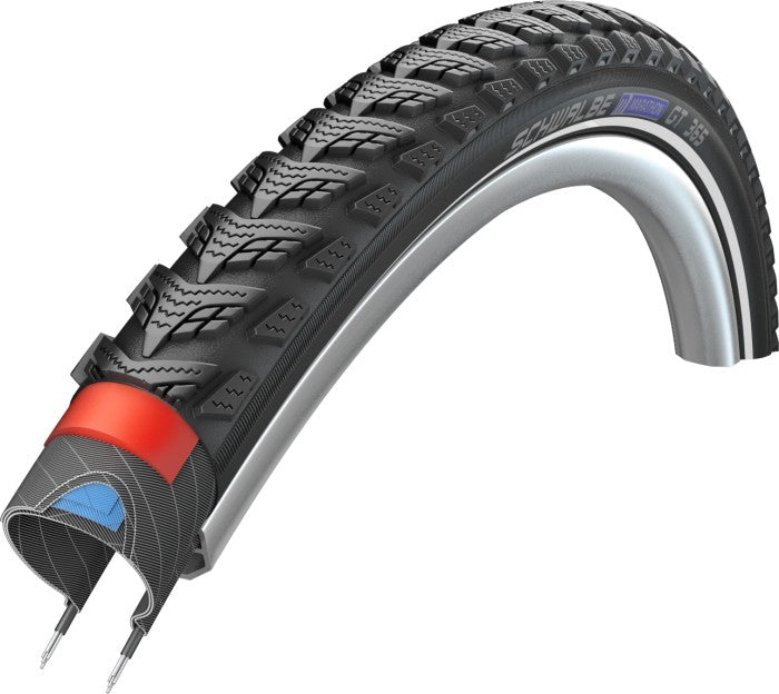 Schwalbe buitenband Marathon 365 Perf G-G 28 x 1.40 zw refl