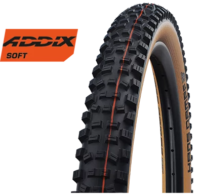 Load image into Gallery viewer, Vouwband Schwalbe Hans Dampf Evo Super Trail 27.5 x 2.35 60-584 - bronze sidewall
