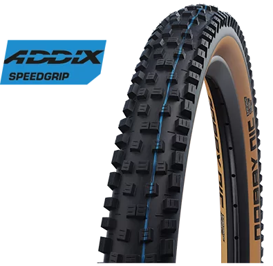 Load image into Gallery viewer, Vouwband Schwalbe Nobby Nic Evo Super Ground 29 x 2.40 62-622 - bronze sidewall

