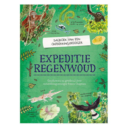 Centraal boekhuis dagboek van een ontdekkingsreiziger - expeditie regenwoud