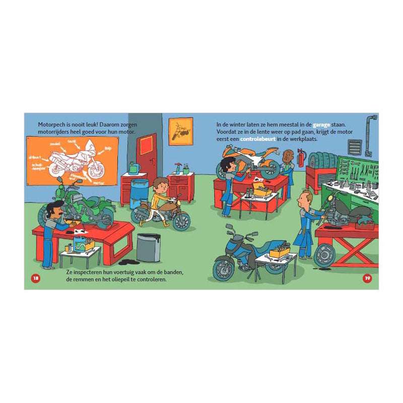 ギャラリービューアに画像をロードする, Centraal boekhuis motoren kinderboek
