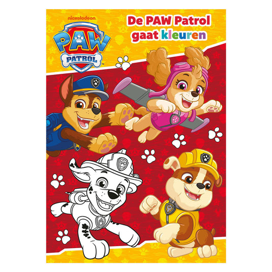 Big balloon paw patrol - paw patrol kleurblok