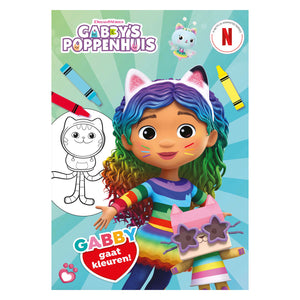 Big balloon gabby's poppenhuis - gabby gaat kleuren