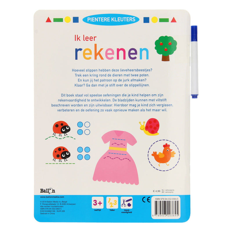 Load image into Gallery viewer, Standaard uitgeverij ik leer rekenen 3+
