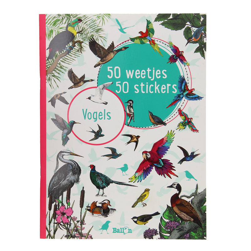 Load image into Gallery viewer, 50 Weetjes 50 Stickers - Vogels

