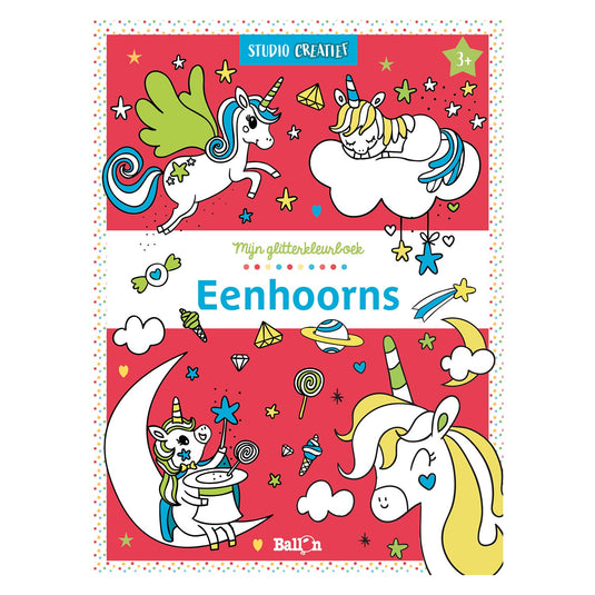 Standaard uitgeverij mijn glitterstickerboek - eenhoorns