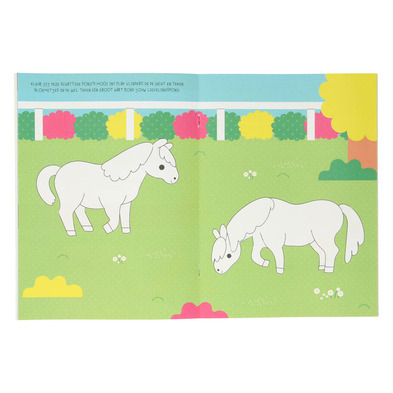 Load image into Gallery viewer, Standaard uitgeverij mijn sticker- en activiteitenboek - paarden en pony's
