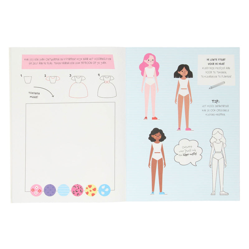 Load image into Gallery viewer, Standaard uitgeverij mijn sticker- en activiteitenboek i love mode
