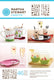 Martha stewart • zelfklevende stencil set vakantie pictogram
