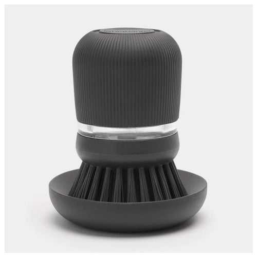 Brabantia afwasborstel+reservoir d.grijs
