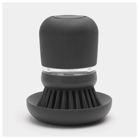 Brabantia afwasborstel+reservoir d.grijs