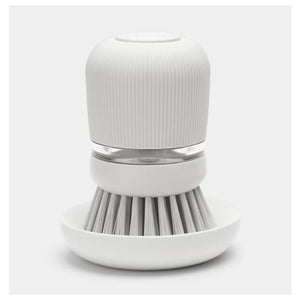 Brabantia sink side afwasborstel met zeepreservoir light grey