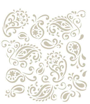 Folkart • lasergesneden stencil paisley delight