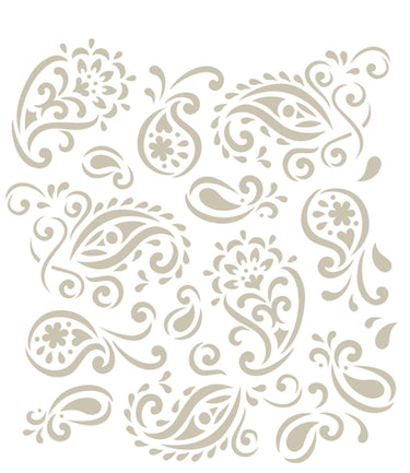 Folkart • lasergesneden stencil paisley delight