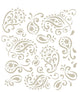 Folkart • lasergesneden stencil paisley delight