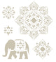 Folkart • lasergesneden stencil tangier