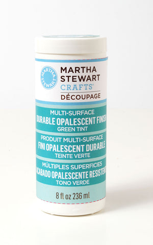 Martha stewart • découpage opalescent green 236ml