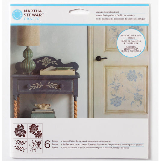 Martha stewart • stencil set bloesem