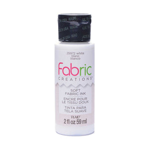 Fabric creations • soft fabric inkt 59ml white