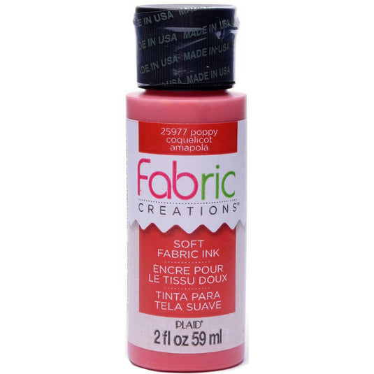Fabric creations • soft fabric inkt 59ml poppy