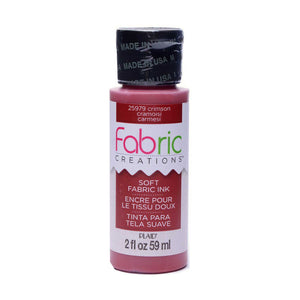 Fabric creations • soft fabric inkt 59ml crimson