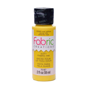 Fabric creations • soft fabric inkt 59ml real yellow