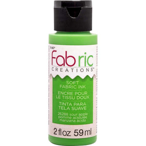 Mod podge • soft fabric inks sour apple