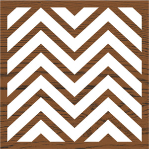 Fabric creations • block printing medium 6x6cm chevron