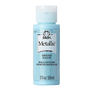 Folkart • metallic acrylic paint ice blue 59ml