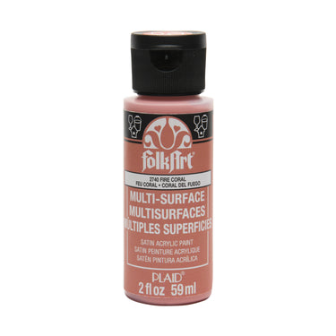 Folkart • multi-surface fire coral 59ml