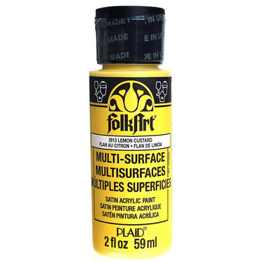 Folkart • multi-surface lemon custard 59ml