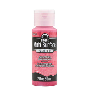 Folkart • multi-surface glitter firey red 59ml
